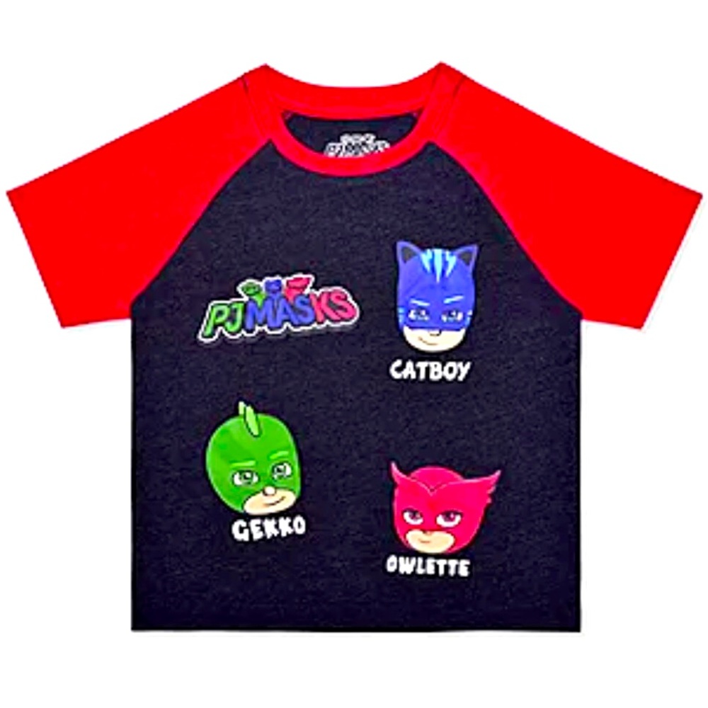NWT Toddler Boys Crew Neck PJ Masks Short Sleeve Graphic T-Shirt